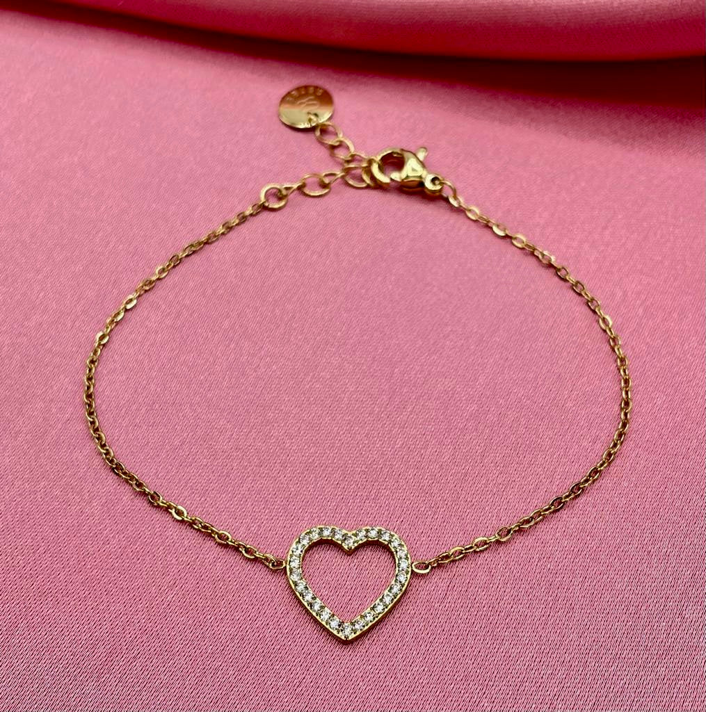 Coeur de miel | Bracelet en acier inoxydable