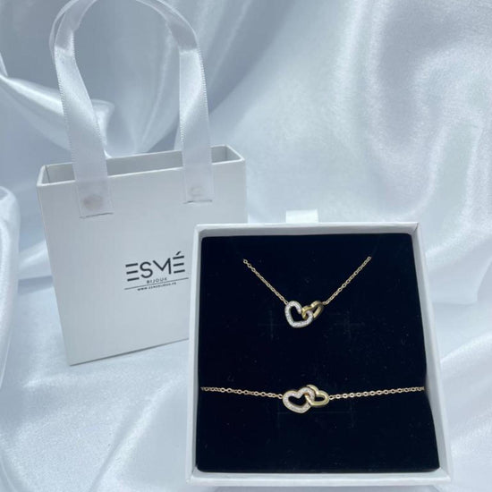 Double Coeur | Coffret en acier inoxydable