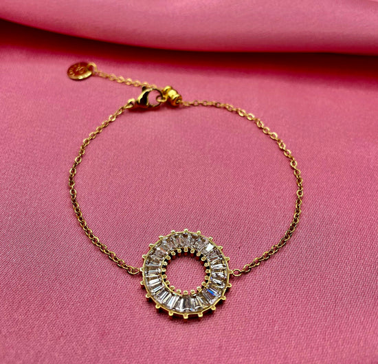 Féline - Or | Bracelet en acier inoxydable