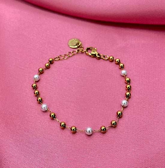 Perle | Bracelet en acier inoxydable